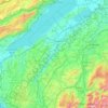 Topografische Karte La Broye, Höhe, Relief