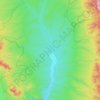Topografische Karte Meadow Valley Wash, Höhe, Relief