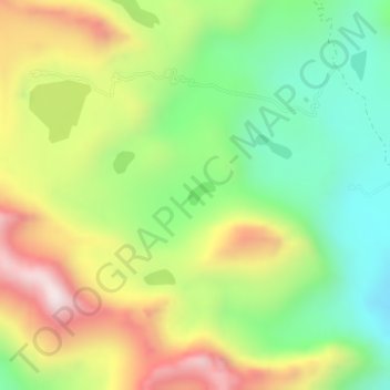 Topografische Karte Muntho Dhalo, Höhe, Relief