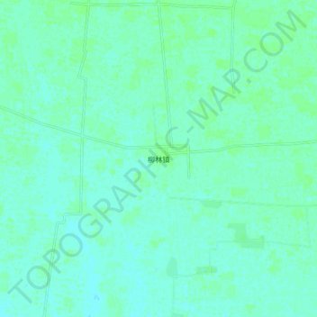 Topografische Karte 柳林镇, Höhe, Relief