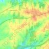 Topografische Karte Johnsontown, Höhe, Relief