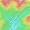 Topografische Karte Kampung Orang Asli Sungai Relang, Höhe, Relief
