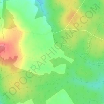 Topografische Karte Heu, Höhe, Relief