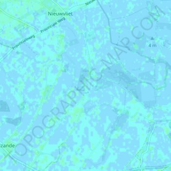 Topografische Karte Marolleput, Höhe, Relief