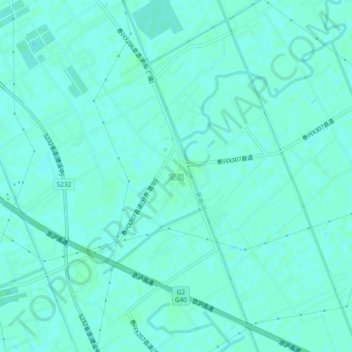 Topografische Karte 常周, Höhe, Relief