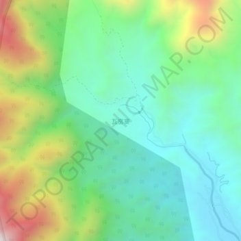 Topografische Karte 瓦窑寨, Höhe, Relief