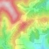 Topografische Karte Croix du Rocher, Höhe, Relief