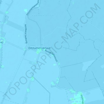 Topografische Karte Bunderhammrich, Höhe, Relief