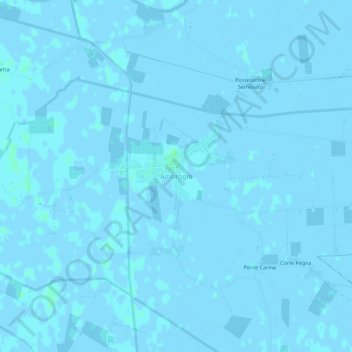 Topografische Karte Ambrogio, Höhe, Relief