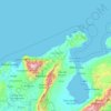 Topografische Karte La Guajira, Höhe, Relief
