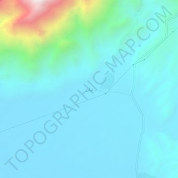 Topografische Karte نیان, Höhe, Relief