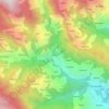 Topografische Karte Chhatri, Höhe, Relief