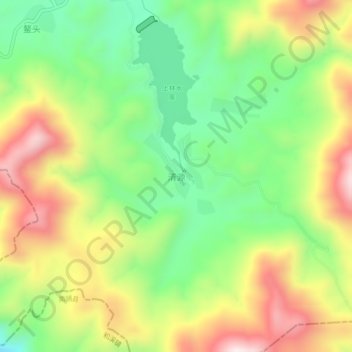 Topografische Karte 清源, Höhe, Relief