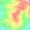 Topografische Karte Cerro de Hornos, Höhe, Relief