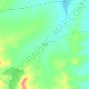 Topografische Karte Yelavi, Höhe, Relief