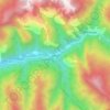 Topografische Karte Kasol, Höhe, Relief