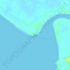 Topografische Karte Tanjung Api Api, Höhe, Relief