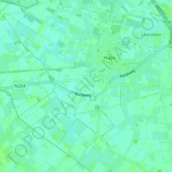 Topografische Karte Putselaar, Höhe, Relief