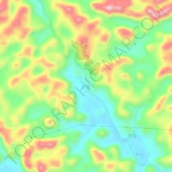 Topografische Karte 仁龙, Höhe, Relief