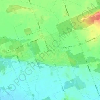 Topografische Karte Navan, Höhe, Relief