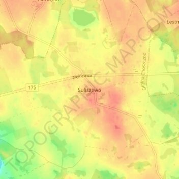 Topografische Karte Zühlsdorf, Höhe, Relief