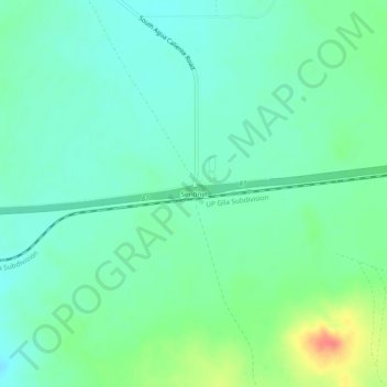 Topografische Karte Sentinel, Höhe, Relief