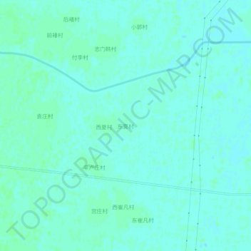 Topografische Karte 东夏村, Höhe, Relief