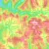 Topografische Karte New Manchester, Höhe, Relief