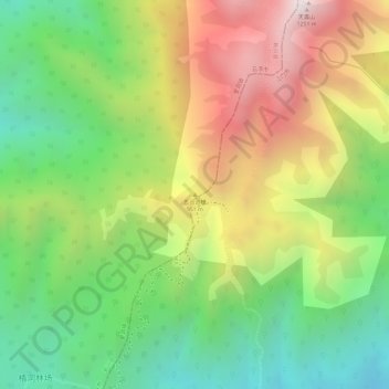Topografische Karte 五马巡槽, Höhe, Relief