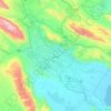 Topografische Karte Xiraz, Höhe, Relief