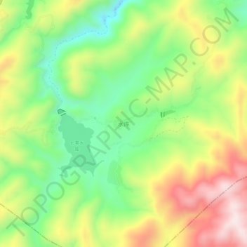Topografische Karte 水库, Höhe, Relief