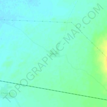 Topografische Karte Mauk, Höhe, Relief