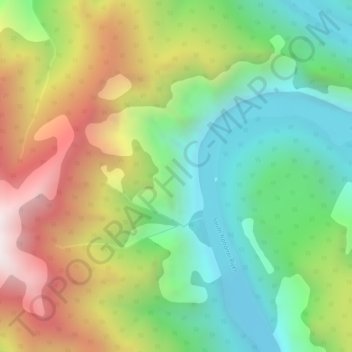 Topografische Karte Third Canyon, Höhe, Relief