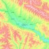 Topografische Karte 阿坝县 རྔ་བ།, Höhe, Relief