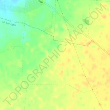 Topografische Karte Vejer, Höhe, Relief