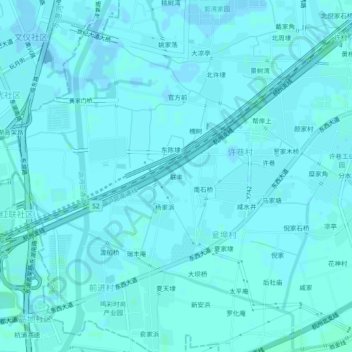 Topografische Karte 联丰, Höhe, Relief