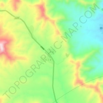 Topografische Karte 北湾, Höhe, Relief