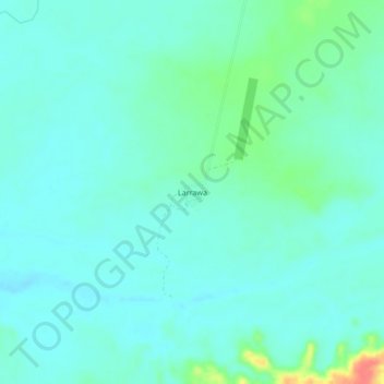 Topografische Karte Larrawa, Höhe, Relief