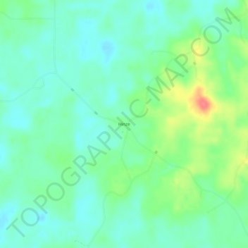 Topografische Karte Hinze, Höhe, Relief