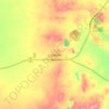 Topografische Karte Coolgardie, Höhe, Relief