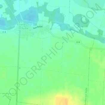 Topografische Karte Grand Duc, Höhe, Relief