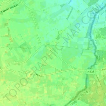 Topografische Karte Klein-Bedaf, Höhe, Relief