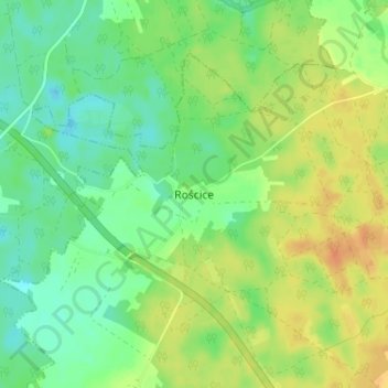 Topografische Karte Ruppendorf, Höhe, Relief