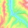 Topografische Karte 加普萨拉, Höhe, Relief