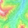 Topografische Karte Schlegeli, Höhe, Relief