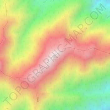 Topografische Karte 烂柯山, Höhe, Relief