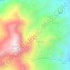 Topografische Karte Pico de Aguila, Höhe, Relief