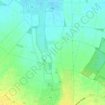 Topografische Karte Stommel, Höhe, Relief