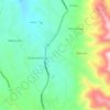 Topografische Karte Farallones, Höhe, Relief
