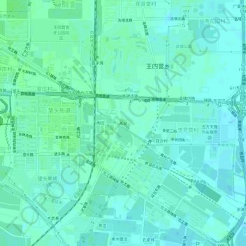 Topografische Karte 燕窝, Höhe, Relief